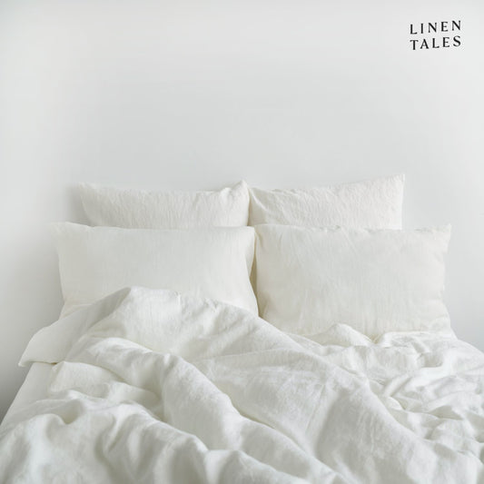 Pościel Lniana Linen Tales biel