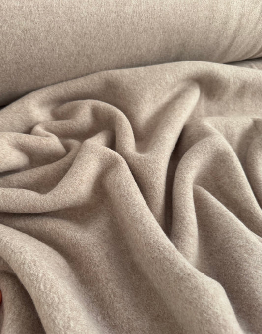 Naturalny polar z bawełny organicznej Taupe