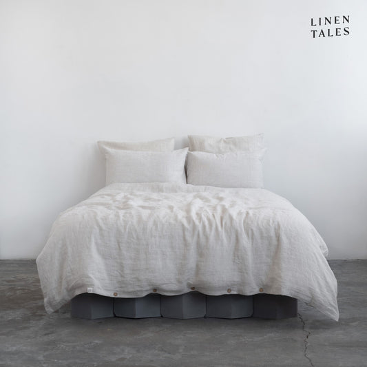 Linen Bedding Set Natural Stripes 