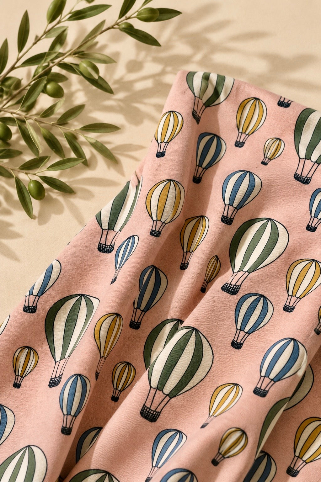 Jersey dla dzieci bawełna organiczna BALONY