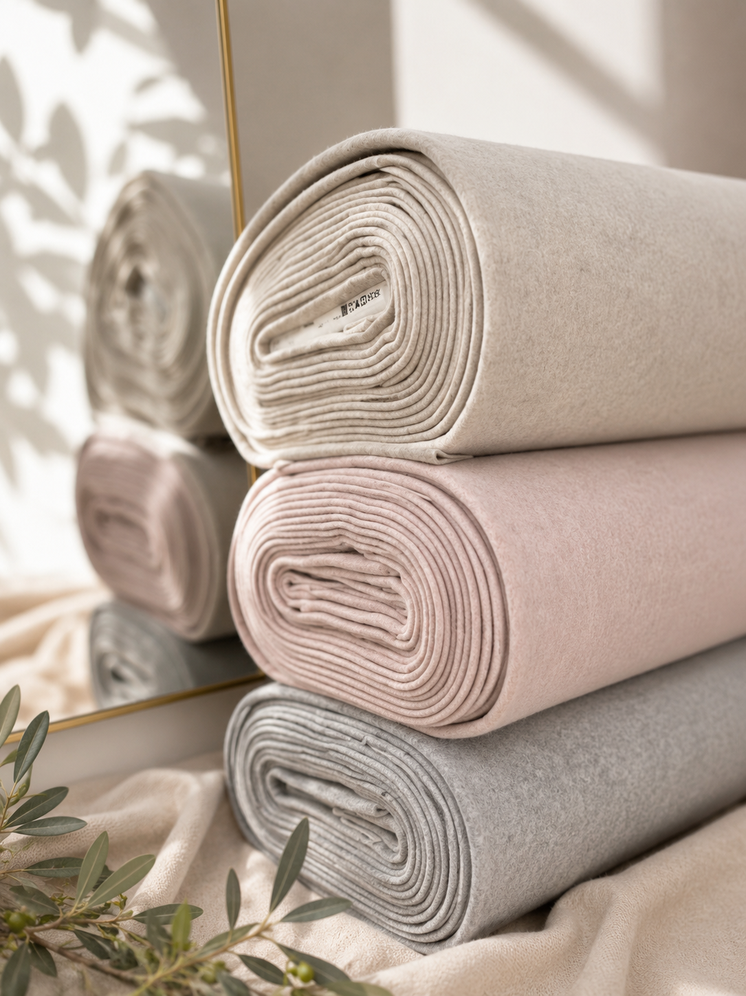 Naturalny polar z bawełny organicznej Grey