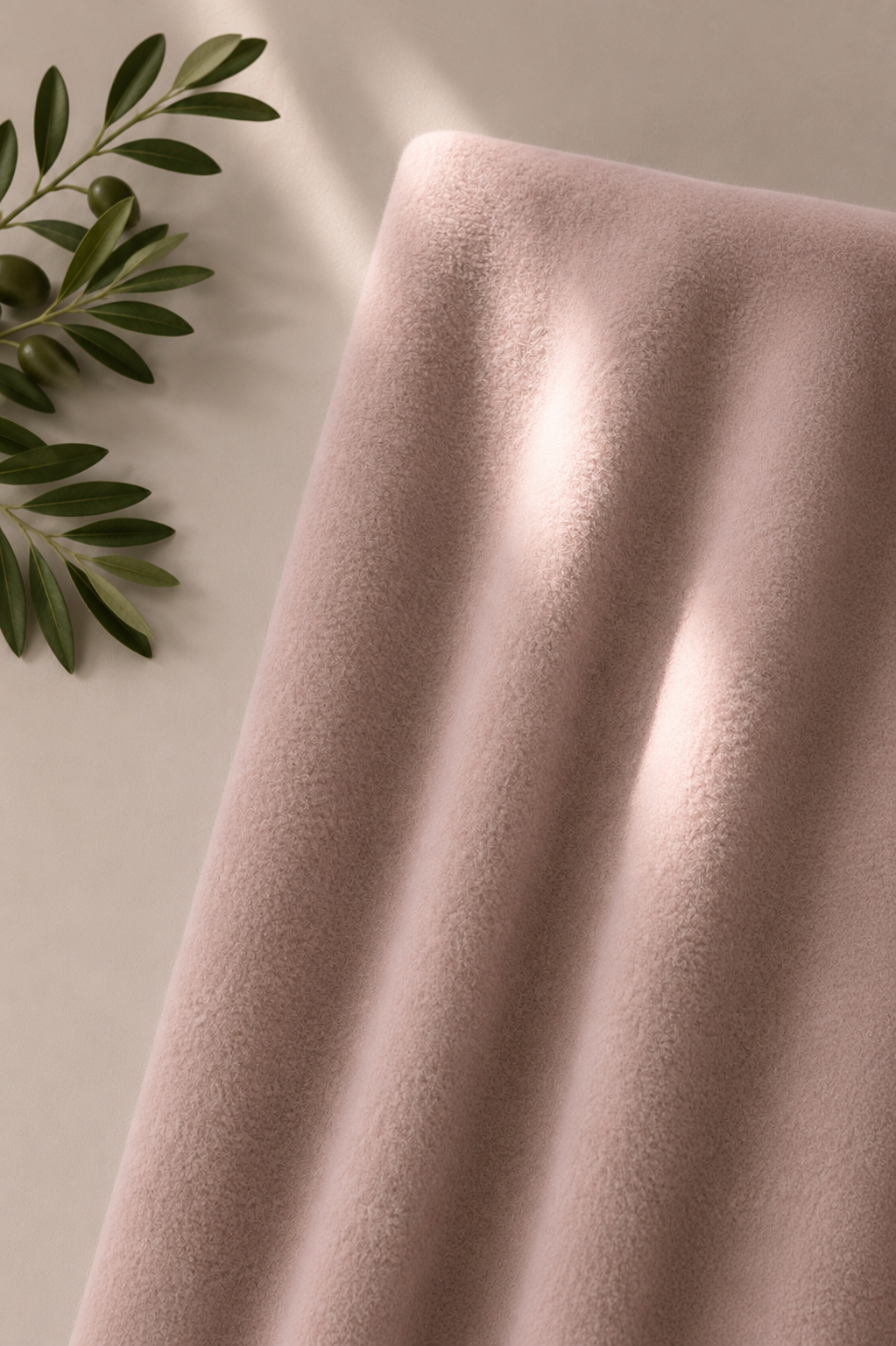 Naturalny polar z bawełny organicznej Rose