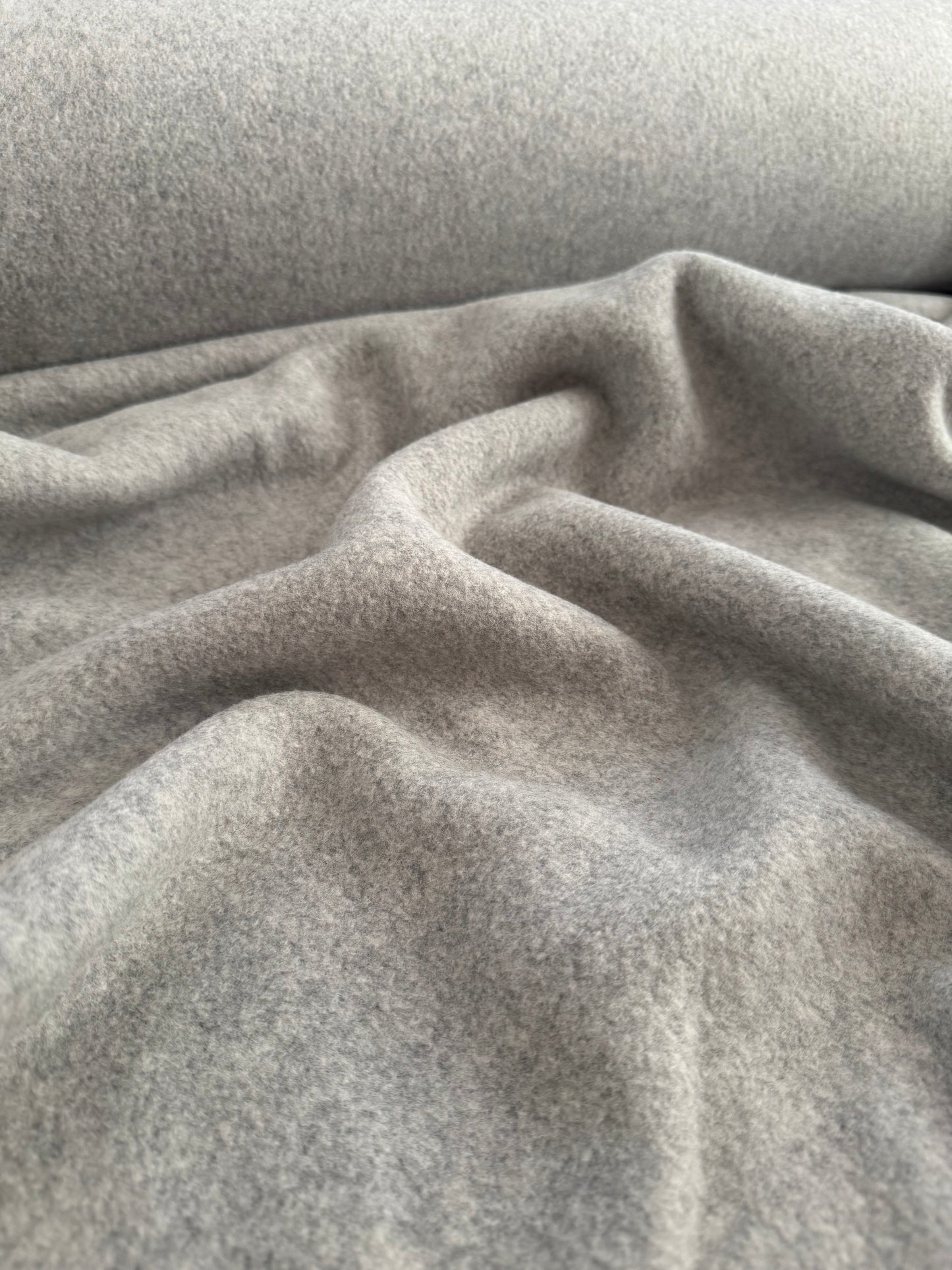 Naturalny polar z bawełny organicznej Grey