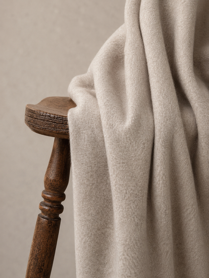 Naturalny polar z bawełny organicznej Taupe