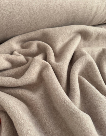 Naturalny polar z bawełny organicznej Taupe
