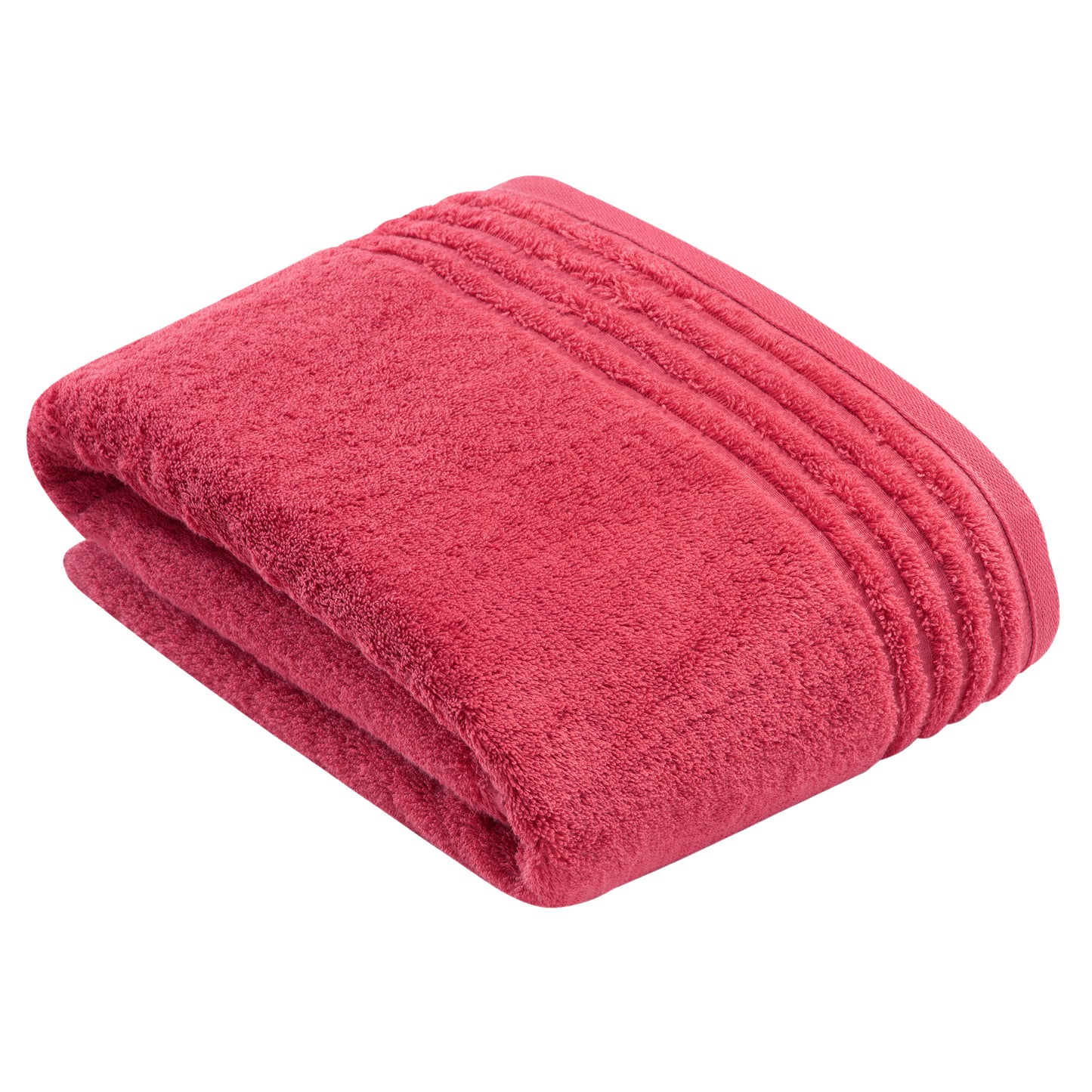Ręcznik z bawełny organicznej Vienna Style Maroon