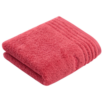 Ręcznik z bawełny organicznej Vienna Style Maroon