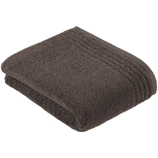 Vienna Style slate gray organic cotton towel