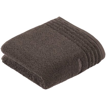 Ręcznik z bawełny organicznej Vienna Style slate grey