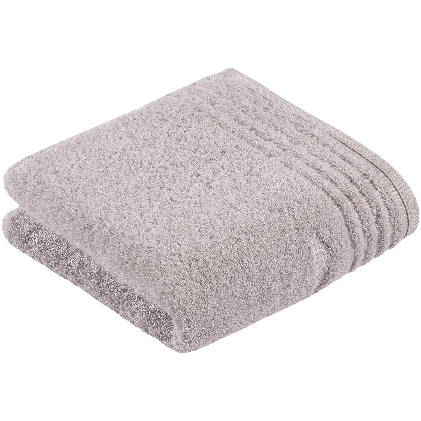 Vienna Style light gray organic cotton towel