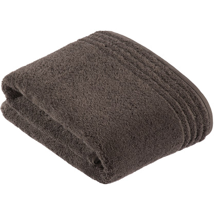 Vienna Style slate gray organic cotton towel
