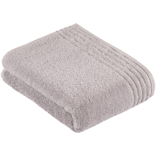 Vienna Style light gray organic cotton towel